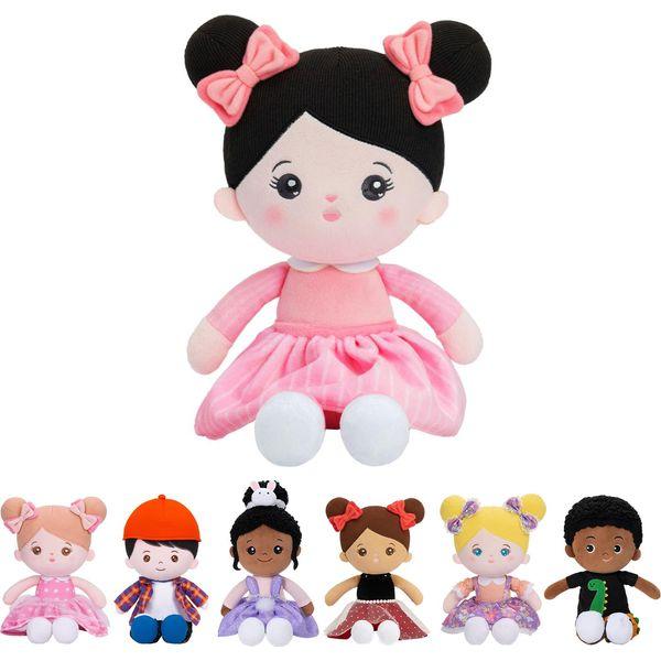 Starpony OUOZZZ Baby Dolls For Girls,Rag Doll,Newborn Gift,Rag Dolls For Girls Age 1 2 3 4,Soft, Comfortable And Safe Toys,12.6'',With Bottle And Nipple