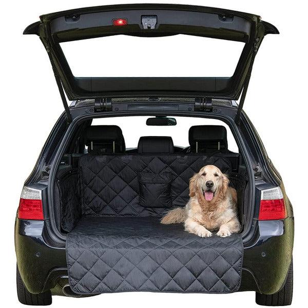 JINXE Car Boot Liner Protector for Dogs with Bumper Flap - Heavy Duty Waterproof Anti-Slip Car Boot Cover