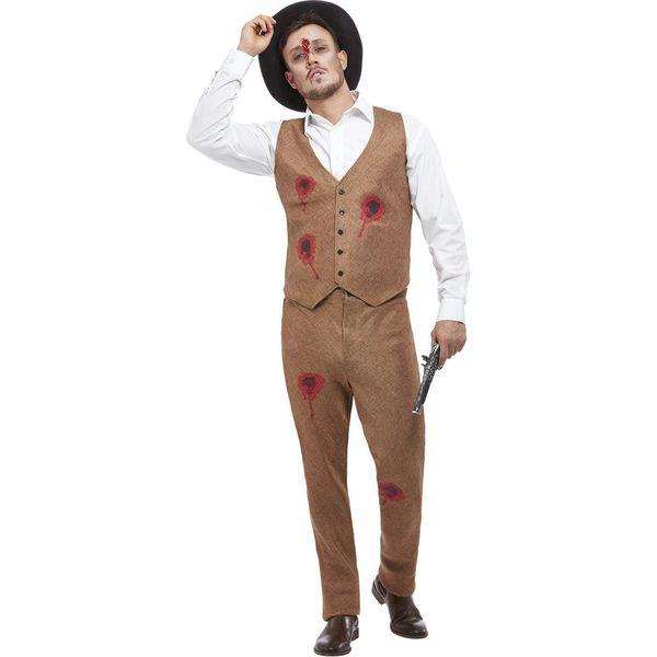 Smiffys Clyde Zombie Gangster Costume