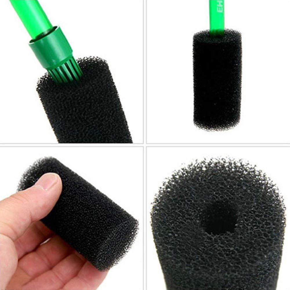 TAKEYFAITHER 10 Pcs Filter Sponge Biochemical Filter Roll Foam Cartridge Filters Intake Sponge Replacement Foam for Aquarium Fish Tank Pre-Filter Sponge Cartridge 22mm 3