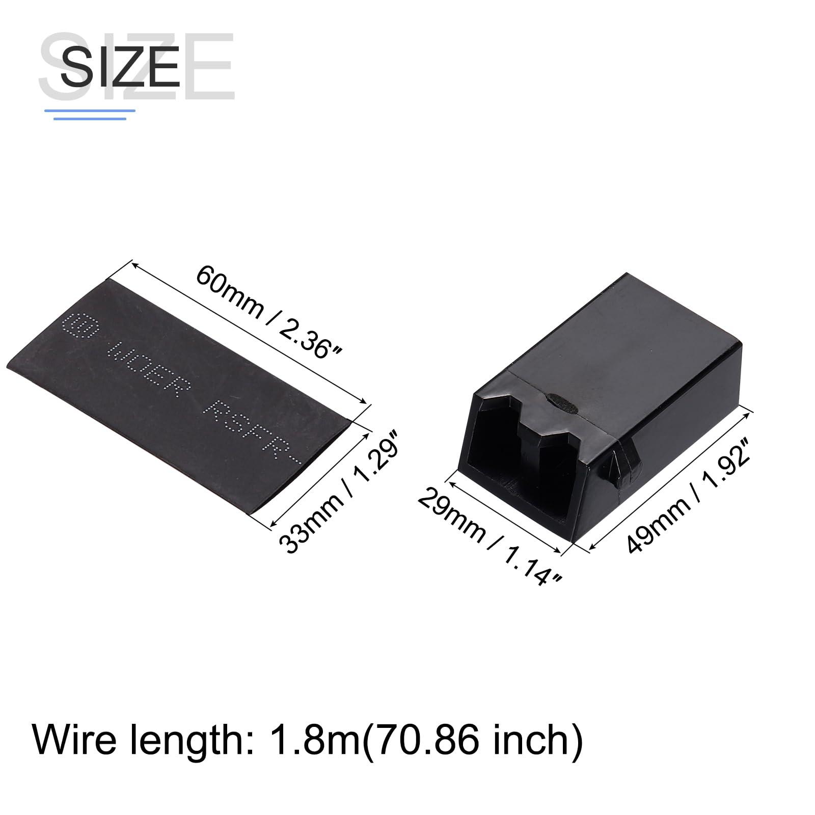 sourcing map Range Surface Burner Terminal Block Kit WB17T10006 Replacement Parts for Electric Stove Ovens Refrigerator Connector Silver 1 Set 1