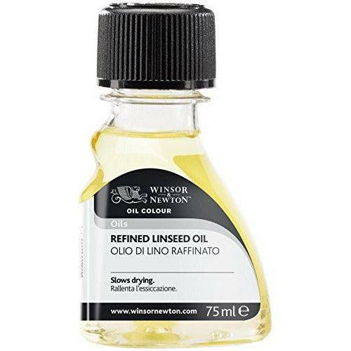 Winsor & Newton Refined Linseed Oil, 75 ml,3021748 0