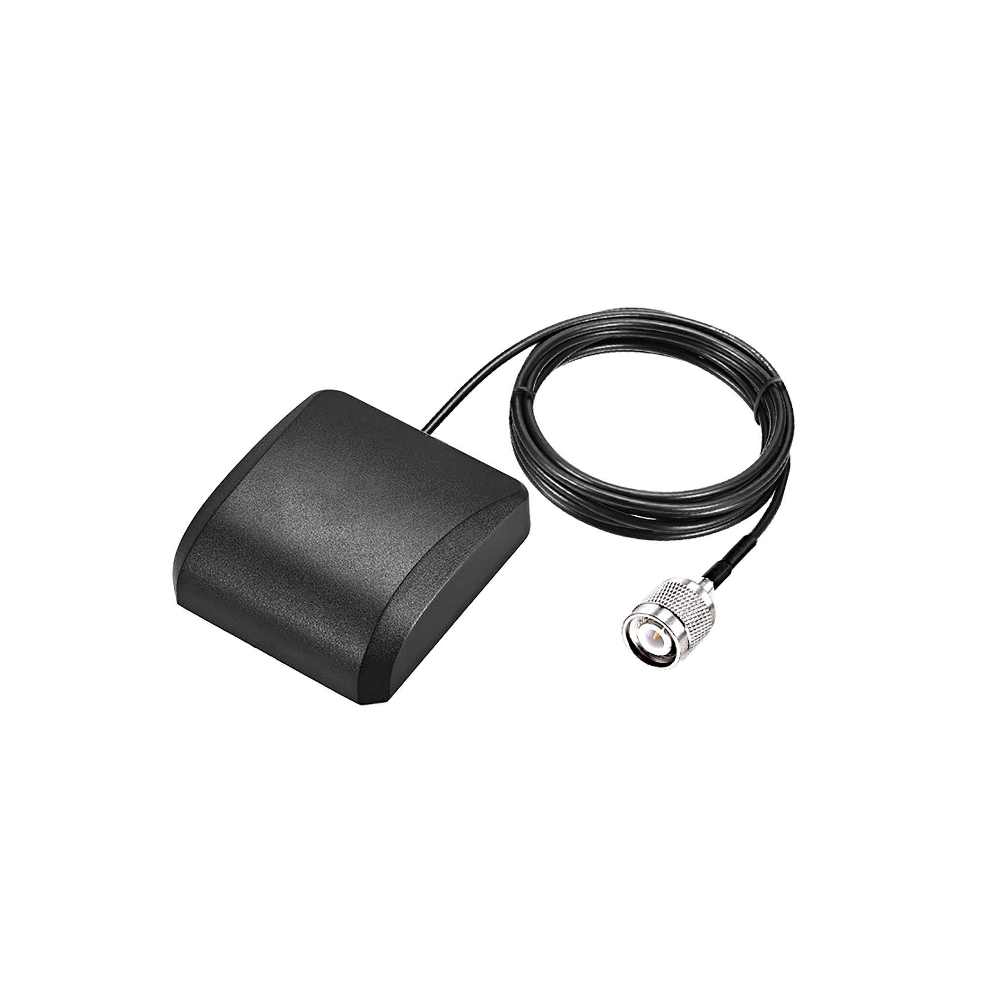 sourcing map GPS Active Antenna for GNSS TNC Male Plug 42dB Aerial Connector Cable with Magnetic Mount 3 Meters Wire L 0