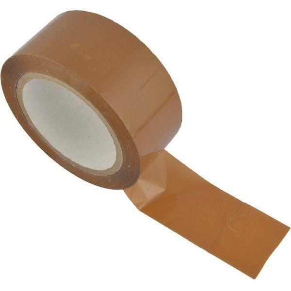 SS Ecom Heavy Duty 6 Rolls Brown Buff Packing Tape, Strong Durable Adhesive Tape for Heavy Boxes, Moving, Sealing, Shipping - 48 mm X 66 Mtr (72 Yards) 2