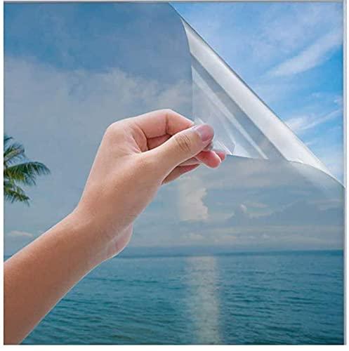 Privacy Window Film One Way Reflective Adhesive Window Film Anti UV Heat Control Sun Blocker Privacy Protection Glass Tint Sticker