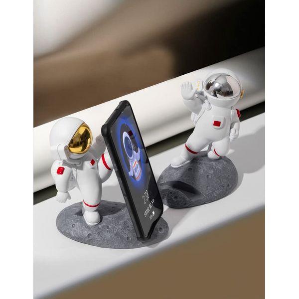 Paimuni Phone Stand Desk Accessories Resin Astronaut Figurines Home Decor Decorative Tabletop Ornaments Cute Phone Holder 2