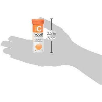 Voost Orange Flavour Vitamin C Effervescent Mineral Supplement Tablets, 1000 mg, Pack of 6, 10-Count 2