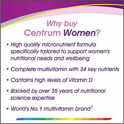 Centrum Women Multi Vitamins and Minerals Tablet, 60 Tablets (2 Months Supply) 3