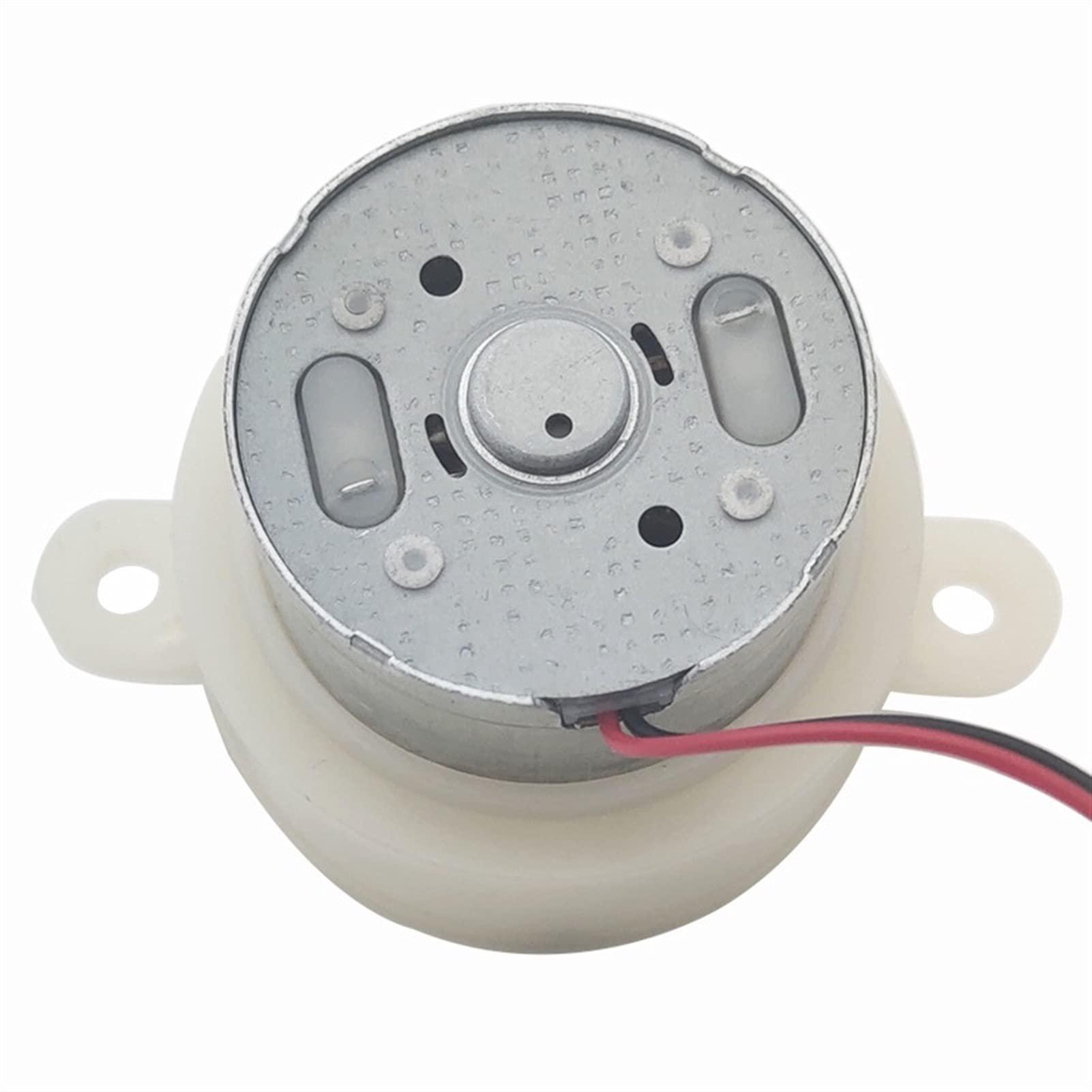 Jjzhb PYunLi-Dc Motor Small Electric DC Motor, 6 Volt Reversible, Mini Micro Geared DC Motor 6V 5RPM/100RPM for Robot Crafts Toy Advertising Light Boxes sturdy and durable (Speed(RPM) : 6v 5rpm) 3