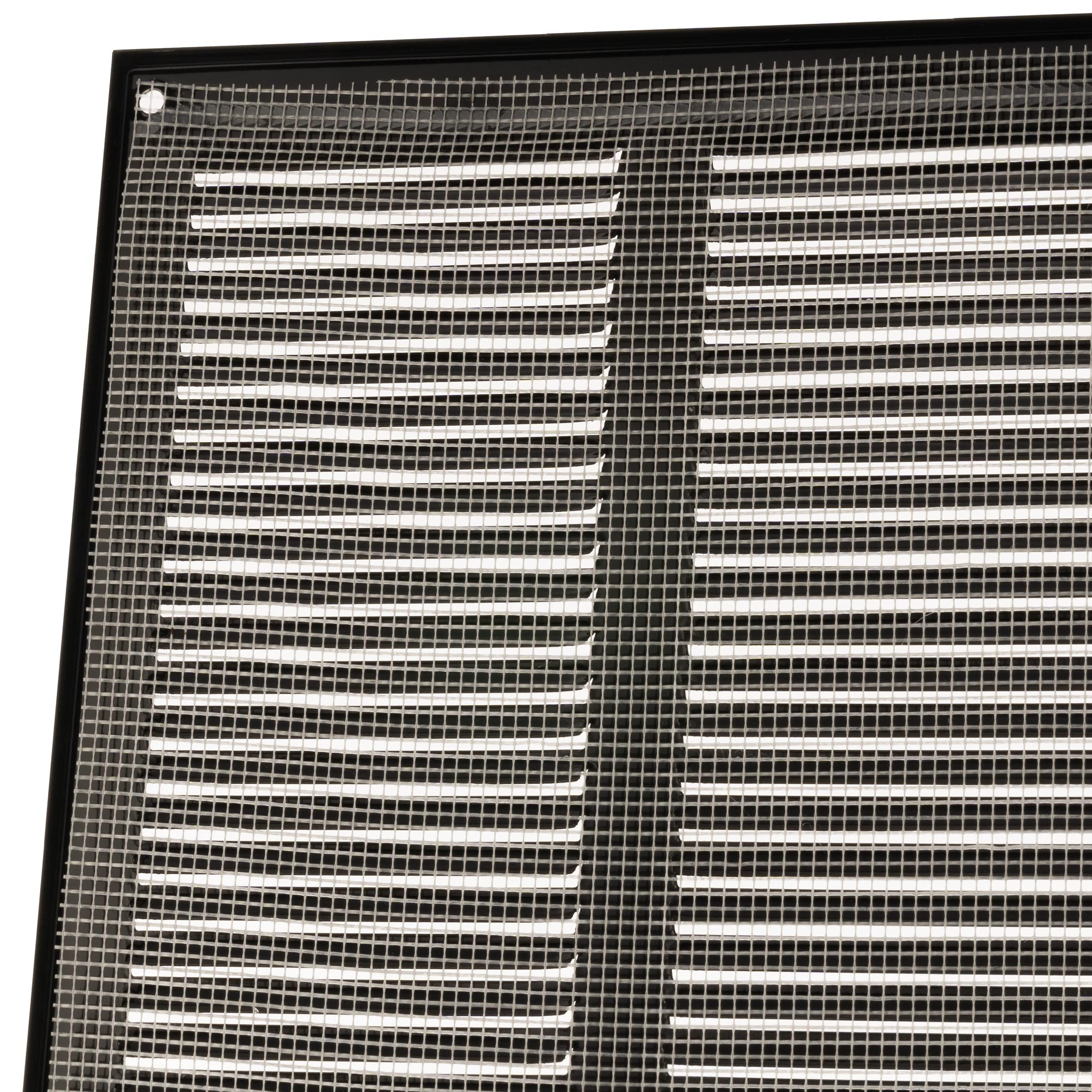 LIRAST 500x400mm Vent Cover Brown - 20x16 inch Wall Vent Cover with Insect Mesh - Ceiling Soffit Vents - External Vent Cover - Metal Ventilation Grilles - Air Vent Covers for Walls 4