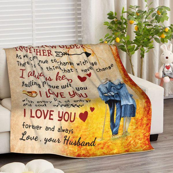 MAST DOO Gifts for Wife, To My Wife Blanket from Husband, Birthday Anniversary Christmas Valentine's Day Romantic Gifts Presents for Her, Super Soft Fleece Throw Blanket, 50x60 Inch 2