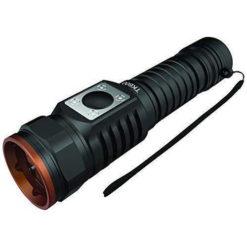 Vortex TK600 Rechargeable Direct Charging Rechargeable Battery Dimmable High Power XP-L LED Extendable EDC Magnetic End Cap Up to 600 lumens Mini-USB Charging Outdoor Survival Flashlight 0