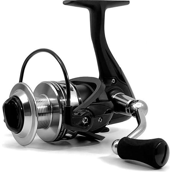 Ashconfish Fishing Reel, Freshwater and Saltwater Spinning Reel, Come with 109Yds Braid line. Lightweight Body, 5.0:1 Gear Ratio, 7+1 Steel BB, Max 17.6lbs Carbon Drag, Metal Spool &Handle,BF2000 1