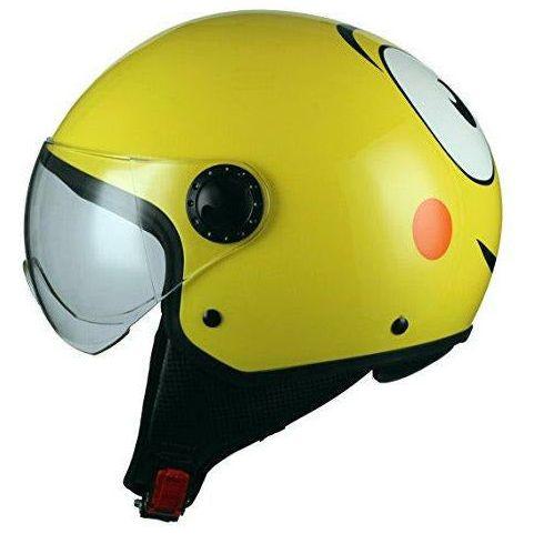 BHR 17936 Demi-Jet Helmet Line One 801, Yellow, XS (54 cm) 2