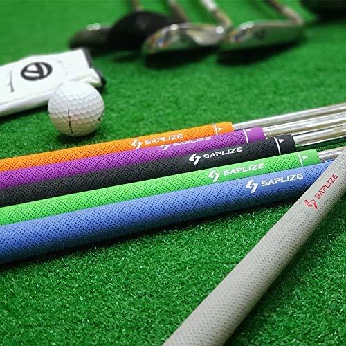 SAPLIZE Golf Grips, 13 Set with Complete Regripping kit, Standard Size, Rubber Golf Club Grip, Green 1