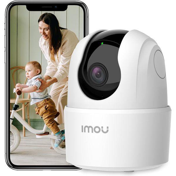 Imou 2K WiFi Security Camera Indoor Pet Dog Baby Camera with AI Human/Motion/Sound Detection, 360° Wireless Home Security IP Camera, Smart Tracking, Siren, Night Vision, 2-Way Audio, Works with Alexa 0