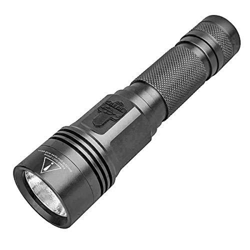 LIGHTFE Black light 395nm UV Flashlight M3A with SSC UV LED, 18650 Rechargeable Battery (Included), Max.3000mW Power Output for UV Glue Curing, Pet Urine Detection, AC leak detection 1