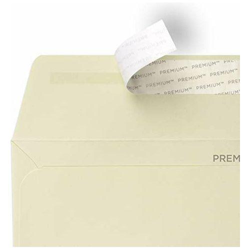 Blake Premium Business DL 110 x 220 mm 120 gsm Peel & Seal Window Wallet Envelopes (71884) Oyster Wove - Pack of 500 4
