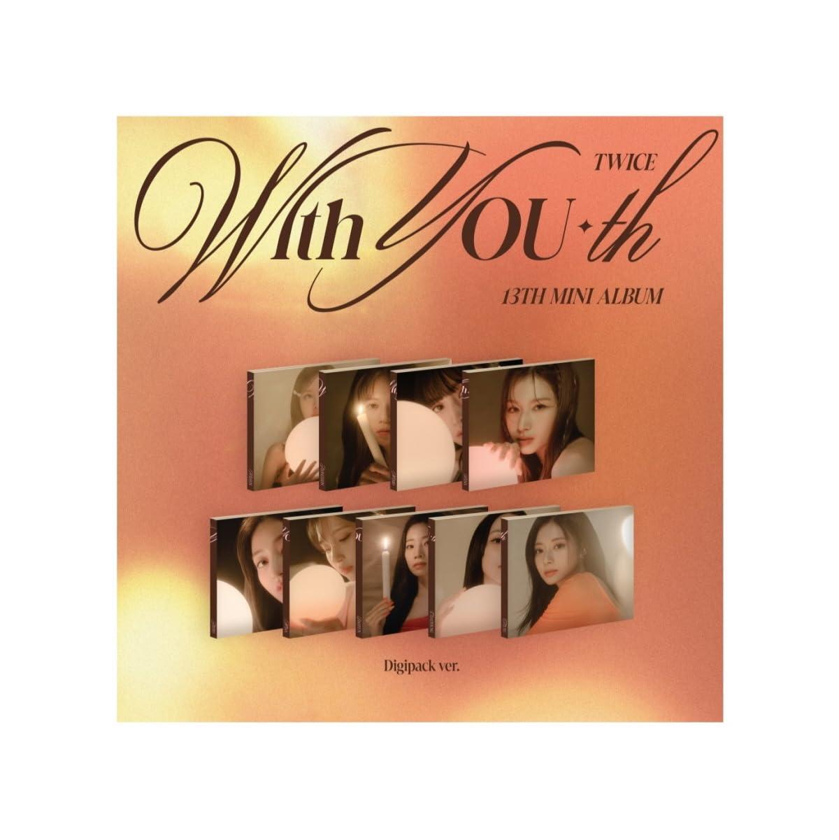 TWICE - With YOU-th [Digipack Ver.] 13th Mini Album+Pre-Order Benefit (TZUYU ver.)