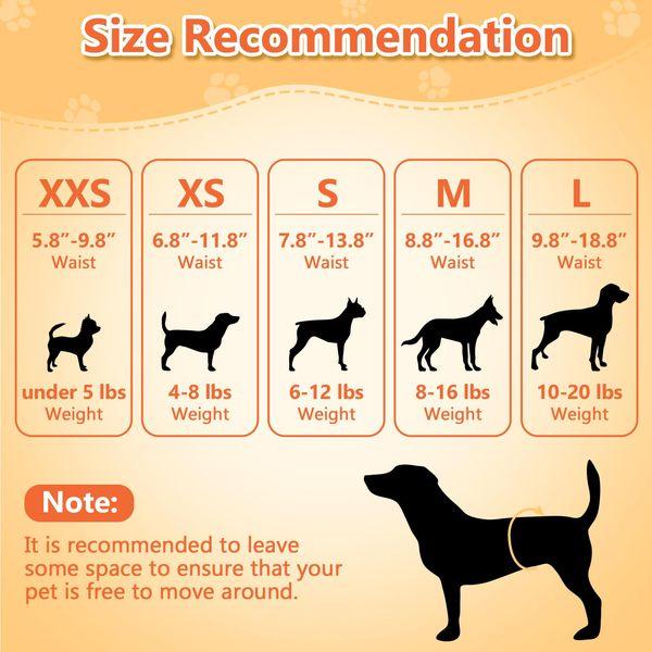 Pet Soft Disposable Dog Puppy Nappies Female XXS Small 72 Count - Super Absorbent Dog Doggy Cat Diapers 4