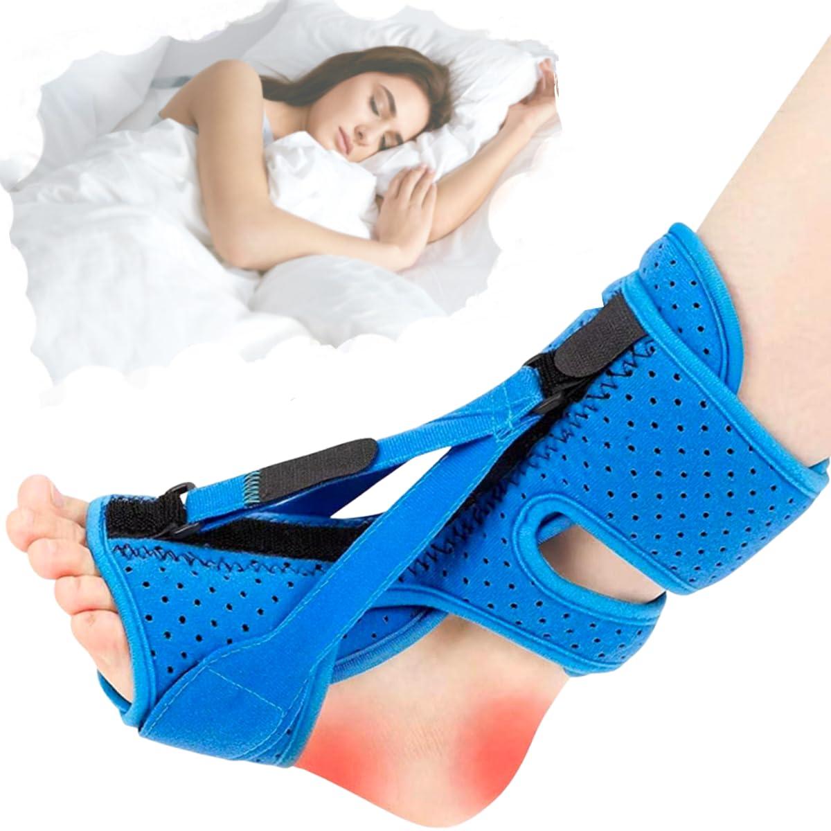 Orapink Plantar Fasciitis Night Splint,Ankle Brace for Plantar Fasciitis Relief,Adjustable Detachable Breathable For Achilles Tendonitis,Foot Drop Ankle Pain Support（Black）