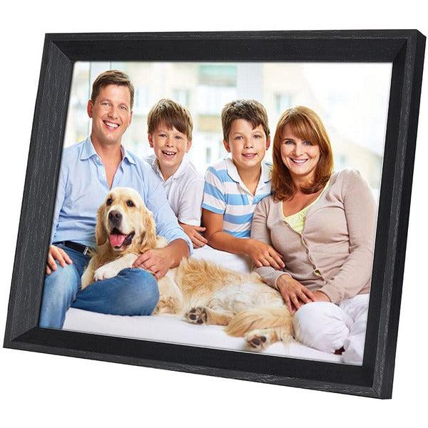 Metrekey 12x16 Black Photo Frame Set of 3 Certificate Frame Acrylic Glass Picture Frame Wooden for 40.7x30.5cm Print Poster Frames, Wall Mountable 3