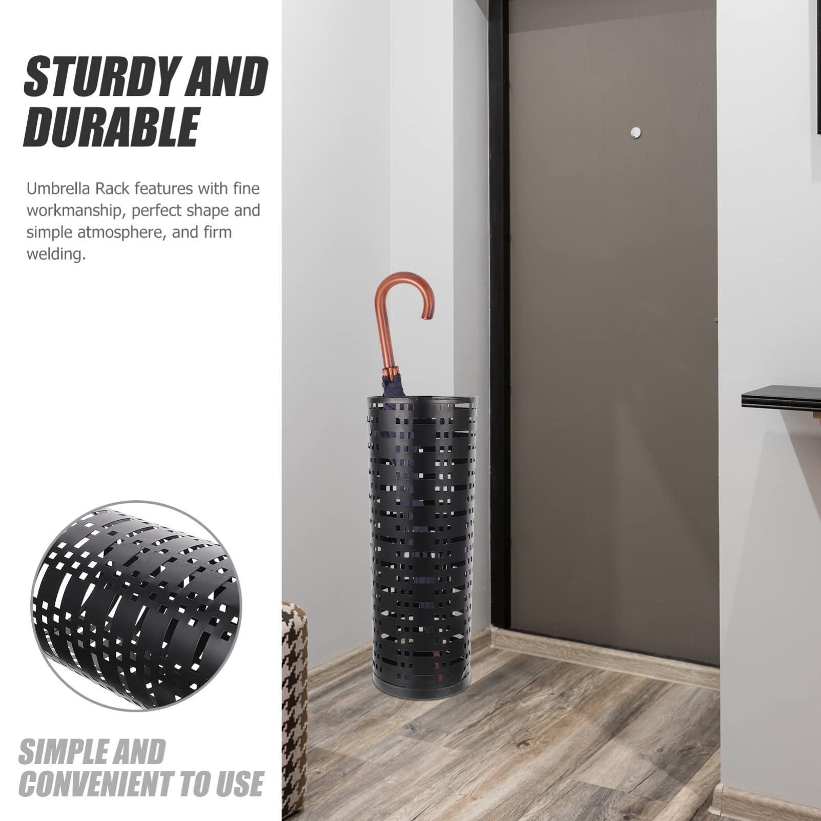 TOPBATHY Umbrella Holder Umbrella Bucket Umbrella Storage Bucket Iron Umbrella Bucket Iron Umbrella Storage Bucket Umbrella Stand 4