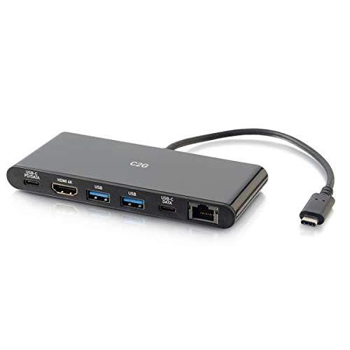 C2G 88846 USB-C Docking Station with 4K HDMI Ethernet USB and Power Delivery - Docking station - USB-C 0