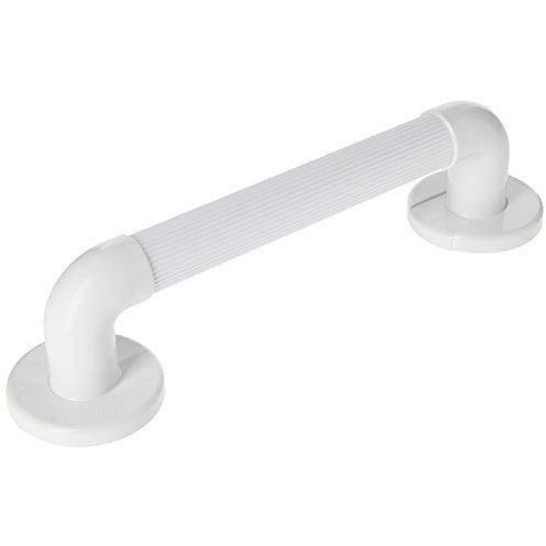 Homecraft Moulded Fluted Grab Rail 30.5cm, Textured White PVC, Grab Bar with Ridges for Shower & Bath, for Disabled, Injured, or Post-Op, Bathroom Safety Aid (Eligible for VAT relief in the UK) 0