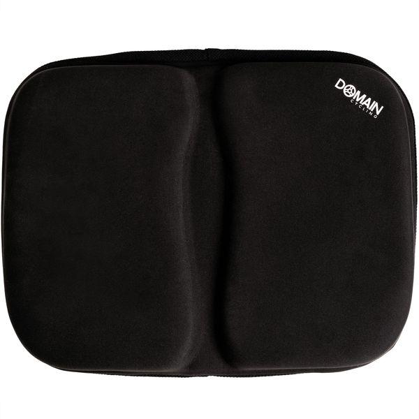 Domain Cycling Bike Seat Cushion for Recumbent Bike - Pad Gel Exercise Bike Seat Cover for Recumbent Bike Seat, Stationary Spin Bicycle Seat, Women and Men, 39.37 x 29.21 cm 0