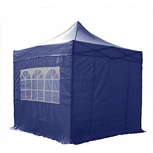 AIRWAVE 3x3m Waterproof Blue Pop Up Gazebo - Stunning Outdoor Marquee Tent with 4 Leg Weight Bags & Carry Bag 0