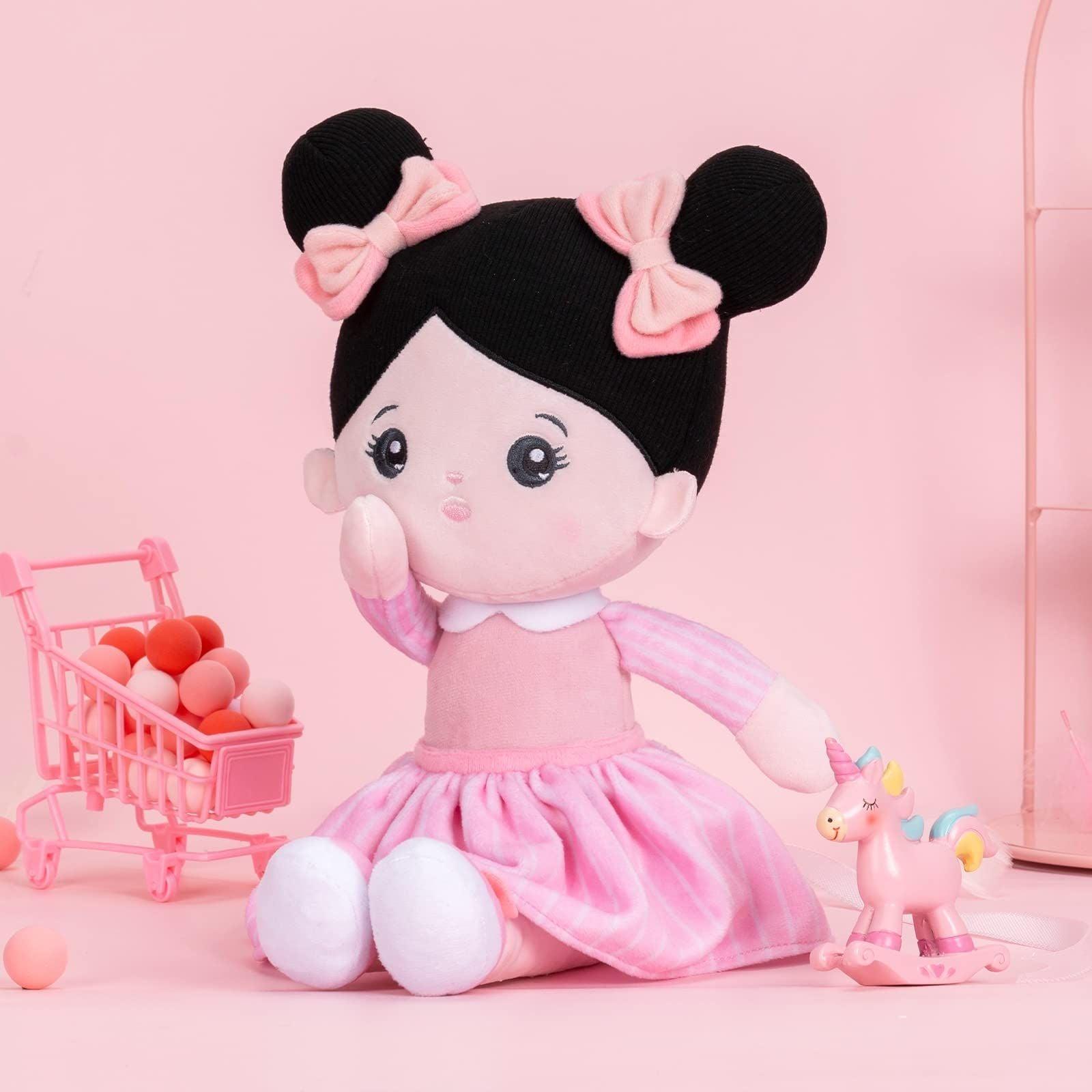 Starpony OUOZZZ 15'' Baby Dolls Girls Gifts Plush Soft Rag Toy for 1 Year Old Kids 1