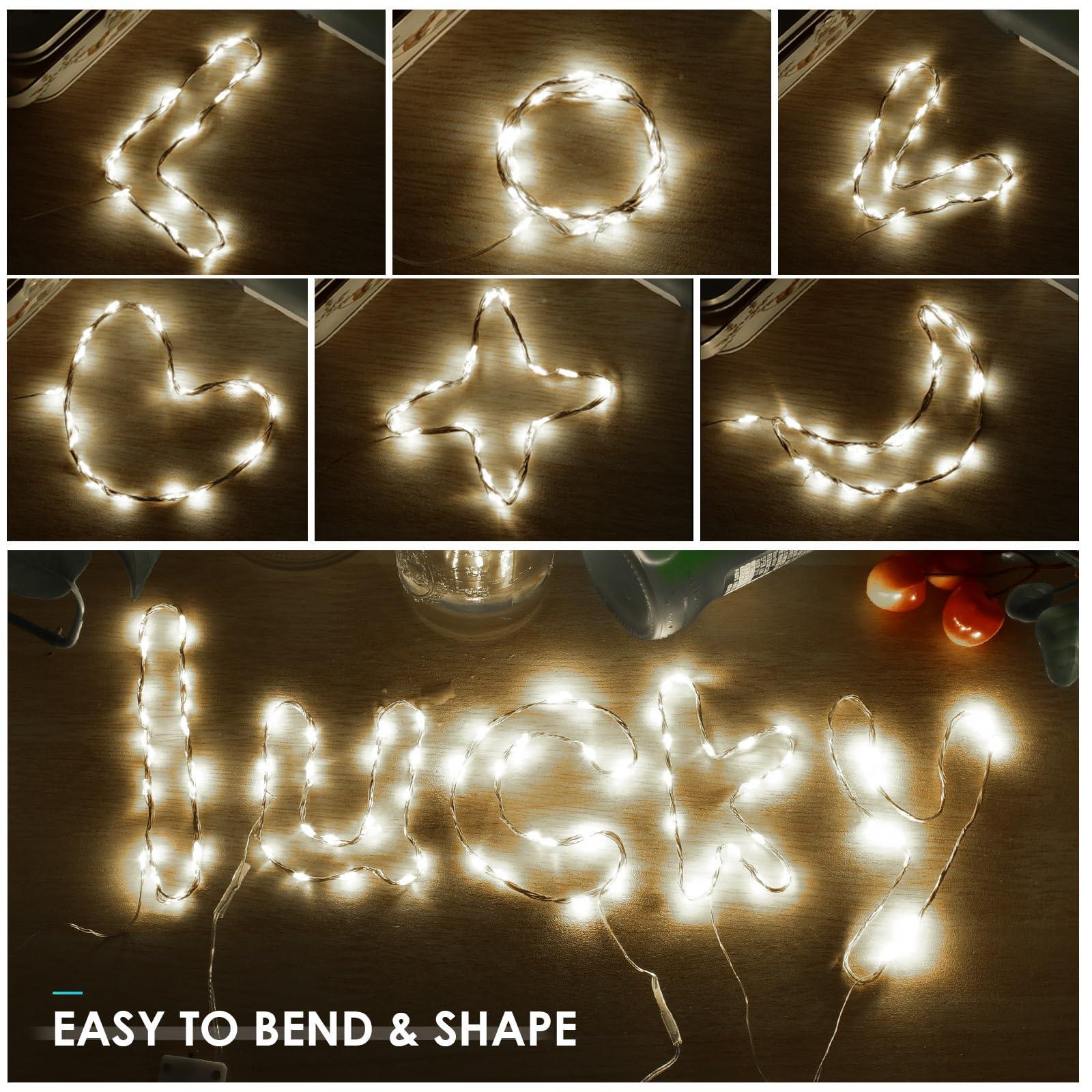 [15 Pack] BROTOU Bottle Lights, 2M 20 LED Battery Operated Fairy Cork Lights| Battery Included|, for DIY Parties of Birthday, Wedding, Halloween, Christmas, in/Outdoor Decoration (Cold White) 4