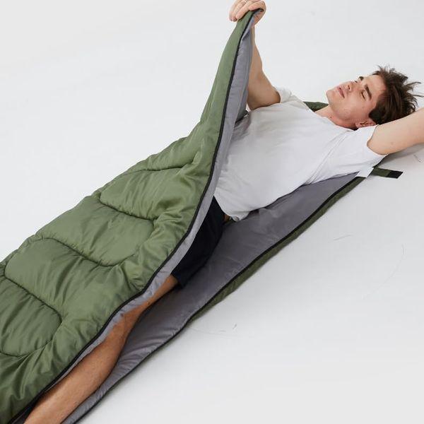 Big Ant Sleeping Bags for Adults, Single Adult Envelope Sleeping Bag for 3 Seasons Lightweight Camping Hiking-Green 4