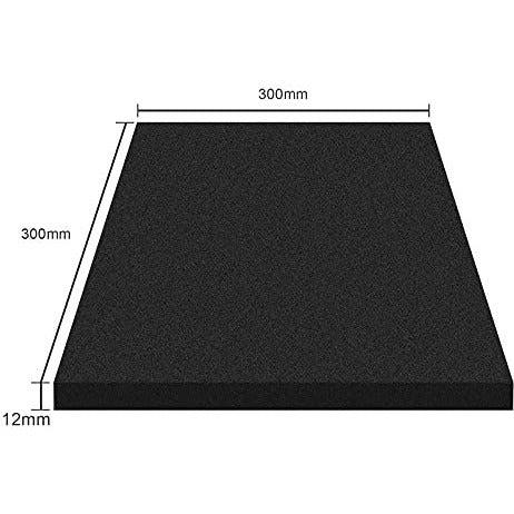 fowong Furniture Pads Adhesive Foam Padding Non-Slip?300x300x12mm - Floor Protector Pads - Rubber Feet for Furniture Feet - Ideal Floor Protectors for Keep in Place Furniture. 1