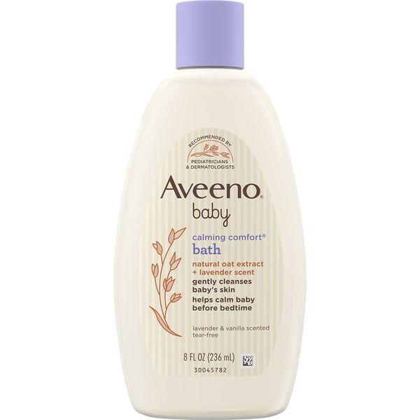 Aveeno Baby Calming Comfort Bedtime Bath and Wash, 250 ml (Pack of 2) 0