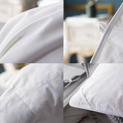 Amazon Brand - Umi White Goose Feather and Down Duvet with 100% Cotton Down Proof Fabric (10.5 Tog, Double) 3