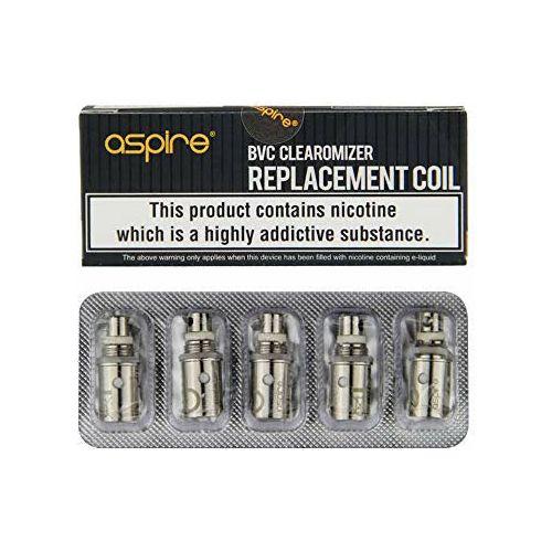 Aspire BVC Clearomizer Replacement Coil BVC Coils 1.8 Ohm for K1/K2 tank, ET, ET-S,CE5, CE5-S, Vivi Nova, Vivi Nova-S, Mini Vivi Nova, Mini Vivi Nova-S 1