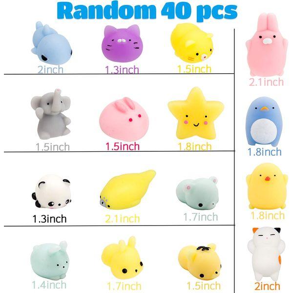 Animals Squeeze Toys for Kids Creamy Slow Rising Kawaii Soft Food Education Squeeze Toys (70pcs) 2