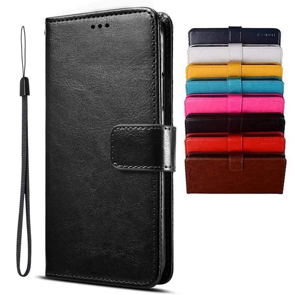 BRAND SET Case for Xiaomi Redmi Note 12 4G Wallet Case, PU Leather with Magnetic Closure Card Holder Stand Cover, Leather Wallet Flip Phone Cover for Xiaomi Redmi Note 12 4G-Black 0