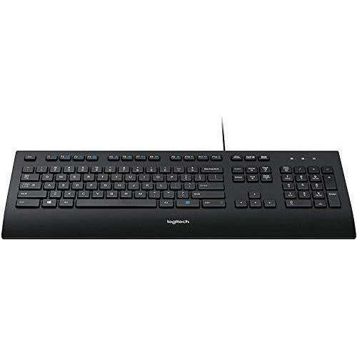 Logitech K280e Pro Wired Business Keyboard for Windows/Linux/Chrome, USB Plug-and-Play, Full-Size, Spill Resistant, PC/Laptop, QWERTY Scandinavian Layout - Black 3