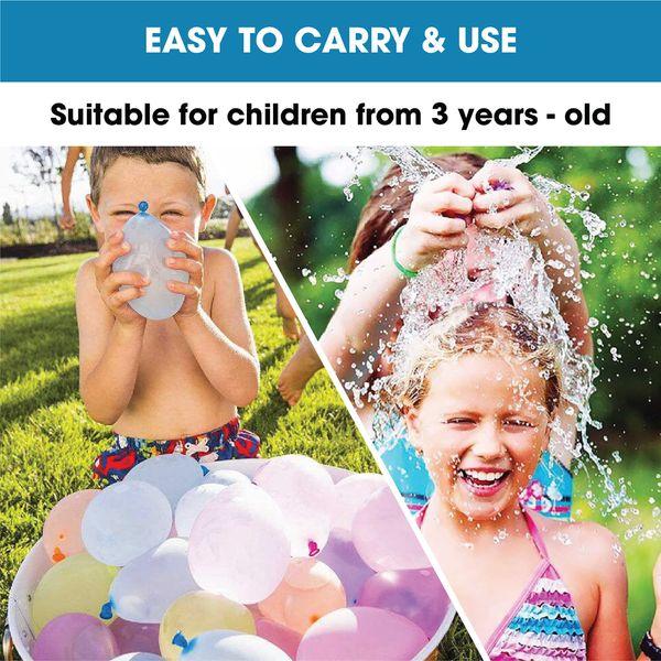 555 PCS Water Balloons - Water Bombs - Water Balloons Bulk - Water Balloons Slingshot - Water Balloons Fight - Water Balloons for Kids -Water Balloon Games - Balloons Set Party For Kids 3