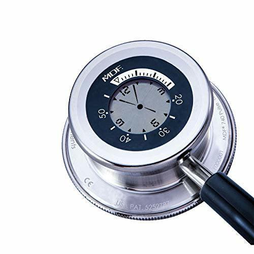 MDFÃÂ® Pulse TimeÃÂ® 2-in-1 Digital LCD Clock and Single Head Stethoscope (MDF740) (Black (NoirNoir)) 1