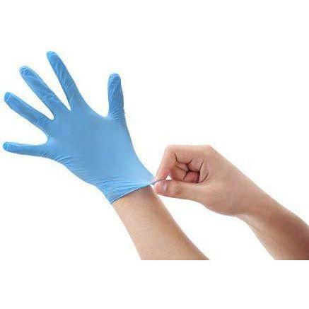 Disposable Nitrile Gloves, Powder Free, Blue, Size S (Pack of 100 Pieces) 2