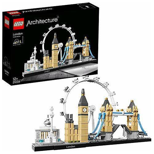 LEGO 21034 Architecture London Skyline Model Building Set, London Eye, Big Ben, Tower Bridge Collection, Construction Collectible Gift Idea 0