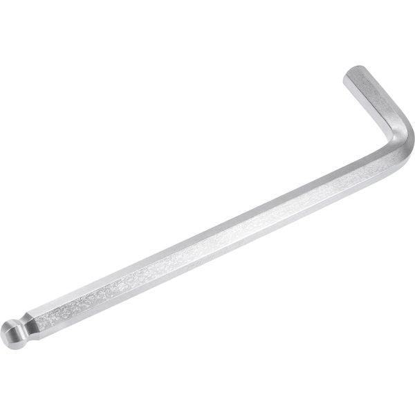 sourcing map 14mm Ball End Hex Key Wrench, L Shaped Long Arm CR-V Repairing Tool 3