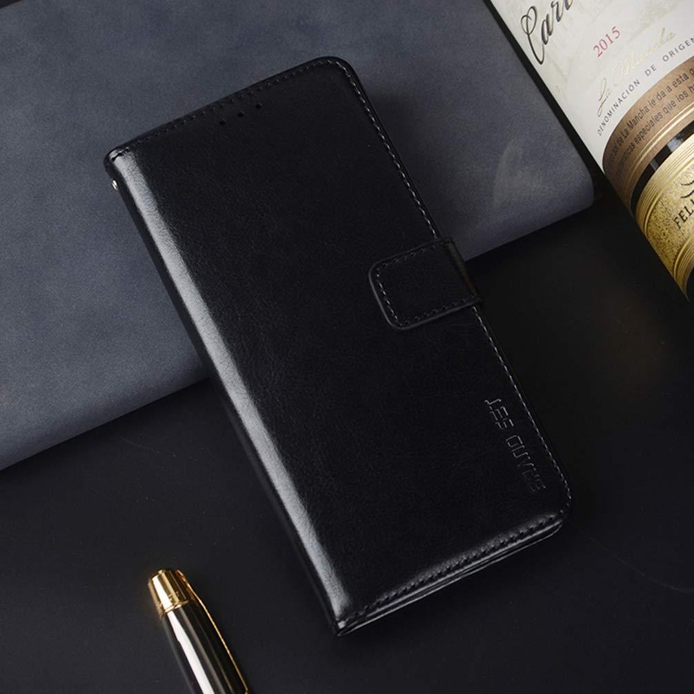 BRAND SET Case for Xiaomi Redmi Note 12 4G Wallet Case, PU Leather with Magnetic Closure Card Holder Stand Cover, Leather Wallet Flip Phone Cover for Xiaomi Redmi Note 12 4G-Black 1