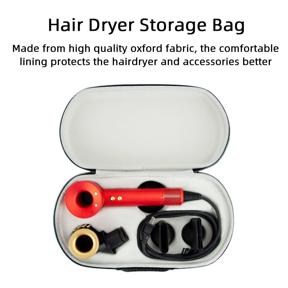 Janjunsi Hairdryer Portable Storage Case Compatible with Dyson HD15 Supersonic Hair Dryer and Nozzles - Travel Protective Bag EVA Box 2