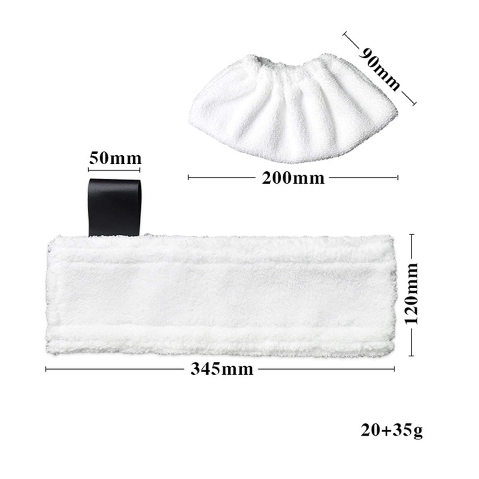 SHEAWA Mop Cloth Cleaning Pad Cover Replacement for Karcher EasyFix SC2 SC3 SC4 SC5 Steam Mop Cleaner Spare Parts Accessories (4 x Cleaning cloth) 1