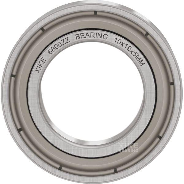 XIKE 4 pcs 6808ZZ Ball Bearings 40x52x7mm, Pre-Lubricated and Bearing Steel & Double Metal Seals,6808-2Z Deep Groove Ball Bearing with Shields 2